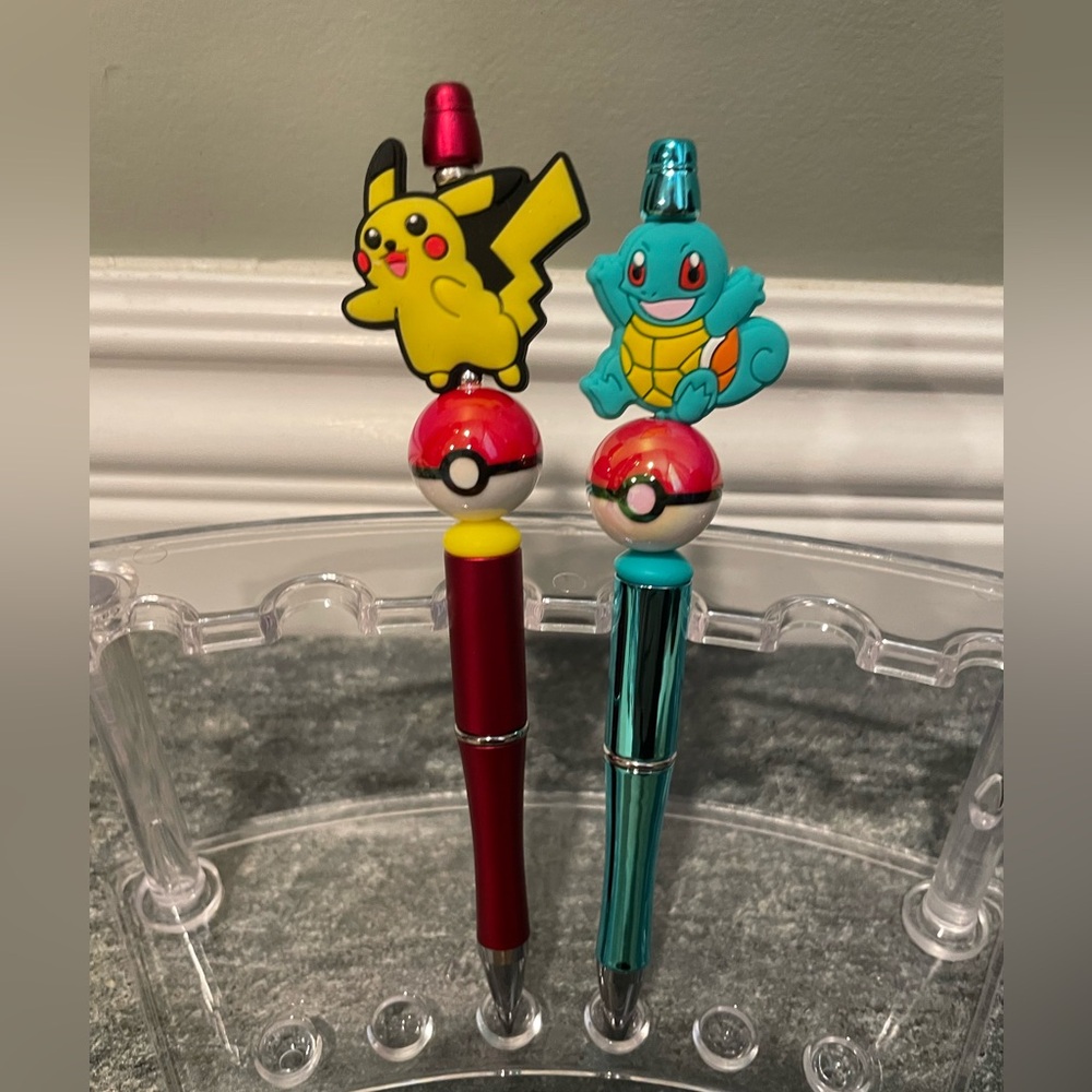 Pokemon Homemade Beadable Pens